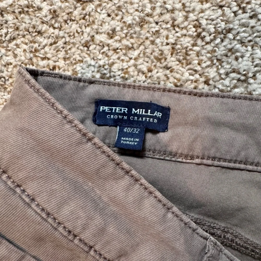 Peter Millar Crown Crafted Nick‎ Gray Wayfare 5-Pocket Pants 40x32 Performance